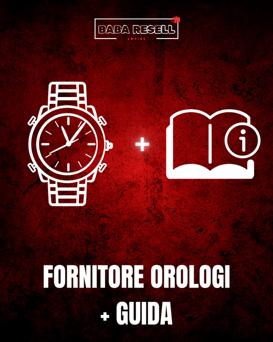 FORNITORE OROLOGI/GIOIELLI + GUIDA