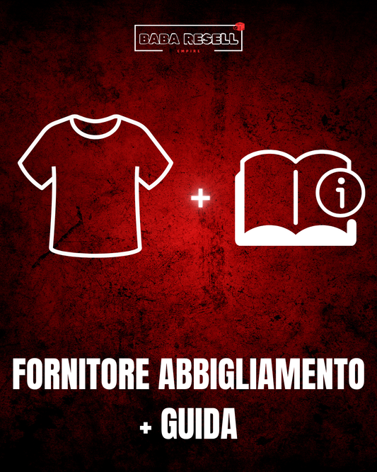FORNITORE ABBIGLIAMENTO + GUIDA